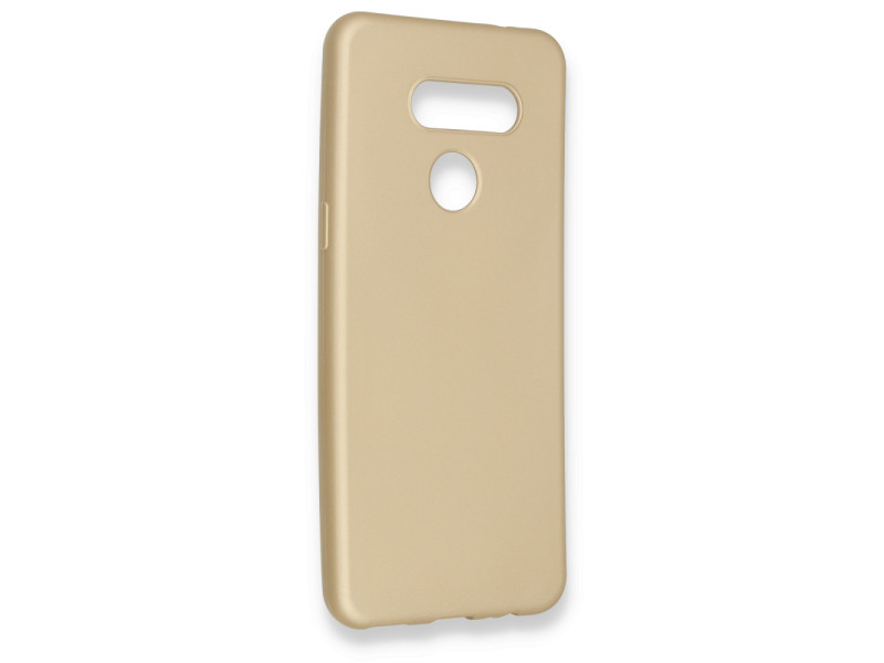 Newface LG K50S Kılıf First Silikon - Gold
