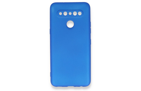 Newface LG K61 Kılıf First Silikon - Mavi