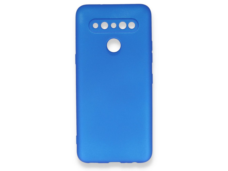 Newface LG K61 Kılıf First Silikon - Mavi