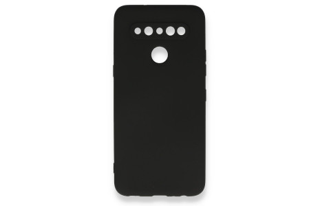 Newface LG K61 Kılıf First Silikon - Siyah