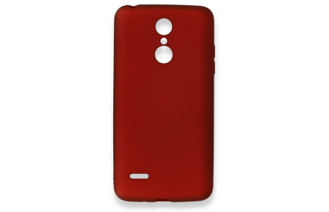 Newface LG K8 2017 Euro Kılıf First Silikon - Bordo