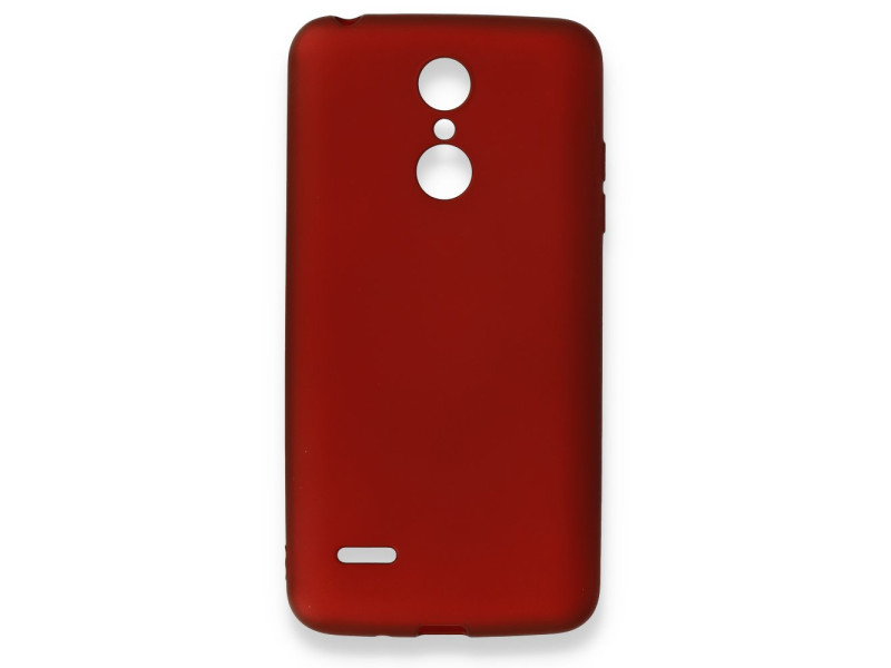 Newface LG K8 2017 Euro Kılıf First Silikon - Bordo