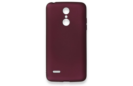 Newface LG K8 2017 Euro Kılıf First Silikon - Mürdüm