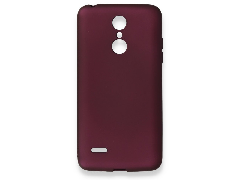 Newface LG K8 2017 Euro Kılıf First Silikon - Mürdüm