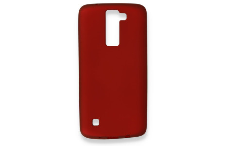 Newface LG K8 Kılıf First Silikon - Bordo