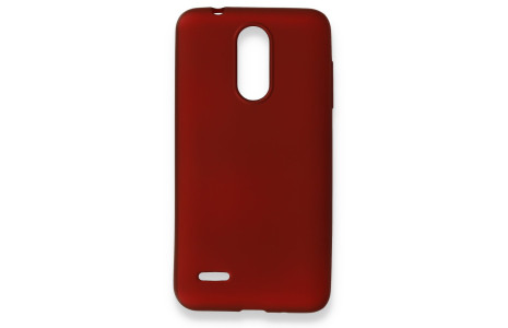 Newface LG K9 Kılıf First Silikon - Bordo