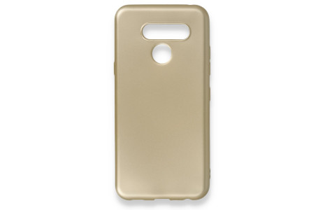 Newface LG Q60 Kılıf First Silikon - Gold