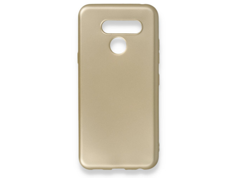 Newface LG Q60 Kılıf First Silikon - Gold