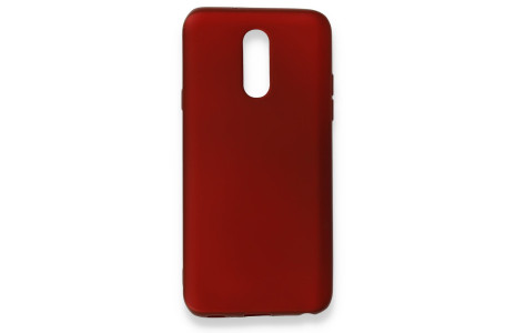 Newface LG Q7 Kılıf First Silikon - Bordo