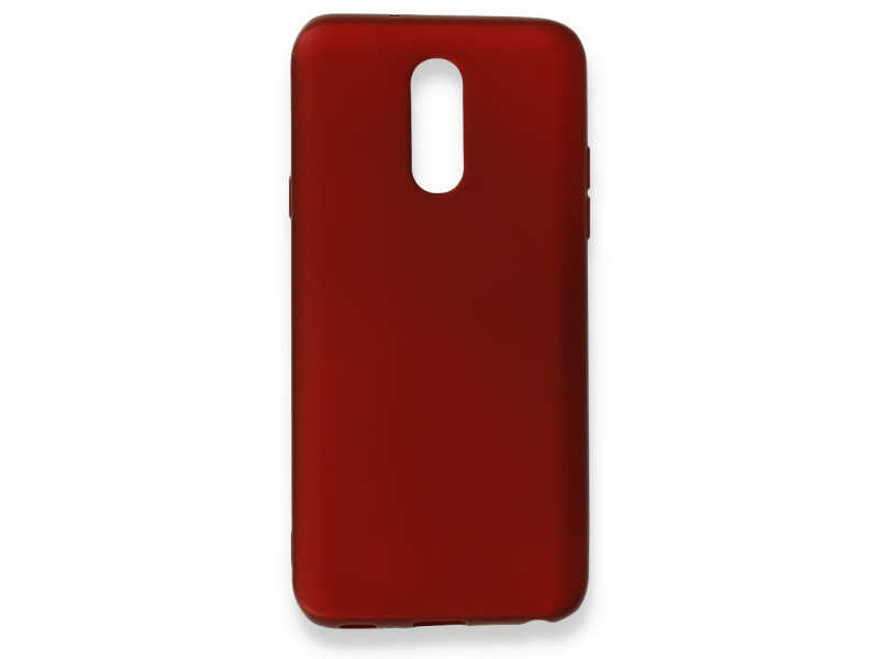 Newface LG Q7 Kılıf First Silikon - Bordo
