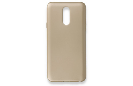 Newface LG Q7 Kılıf First Silikon - Gold