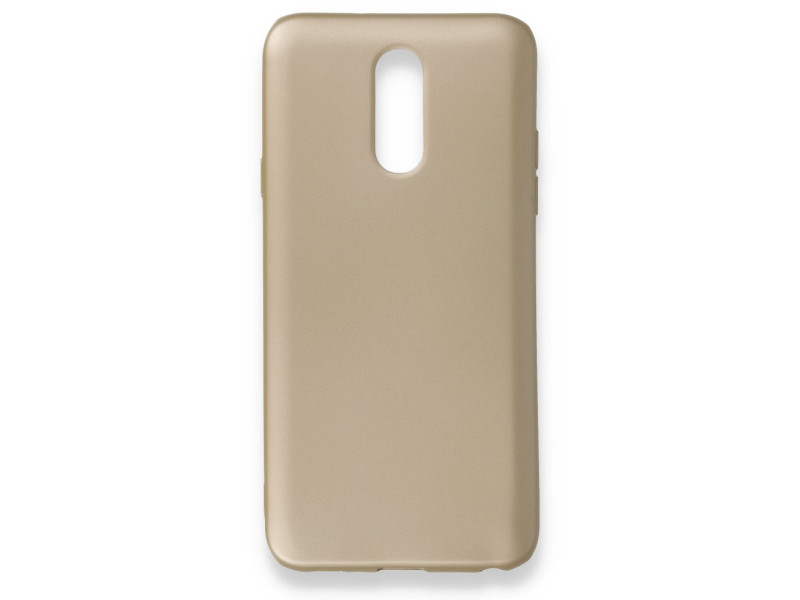 Newface LG Q7 Kılıf First Silikon - Gold