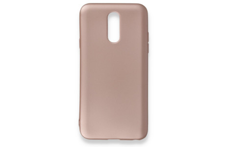Newface LG Q7 Kılıf First Silikon - Rose Gold