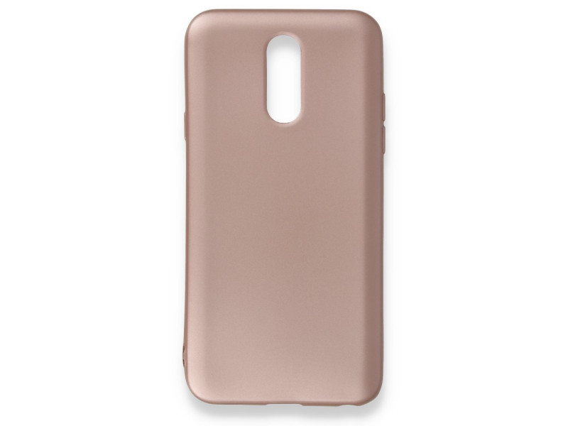 Newface LG Q7 Kılıf First Silikon - Rose Gold