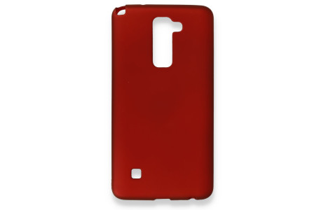 Newface LG Stylus 2 Kılıf First Silikon - Bordo
