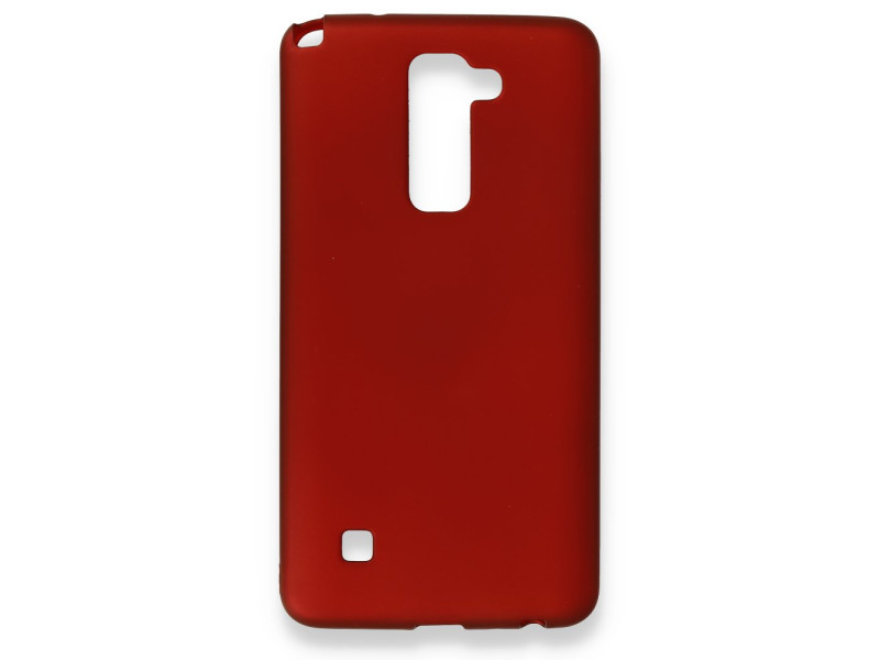 Newface LG Stylus 2 Kılıf First Silikon - Bordo
