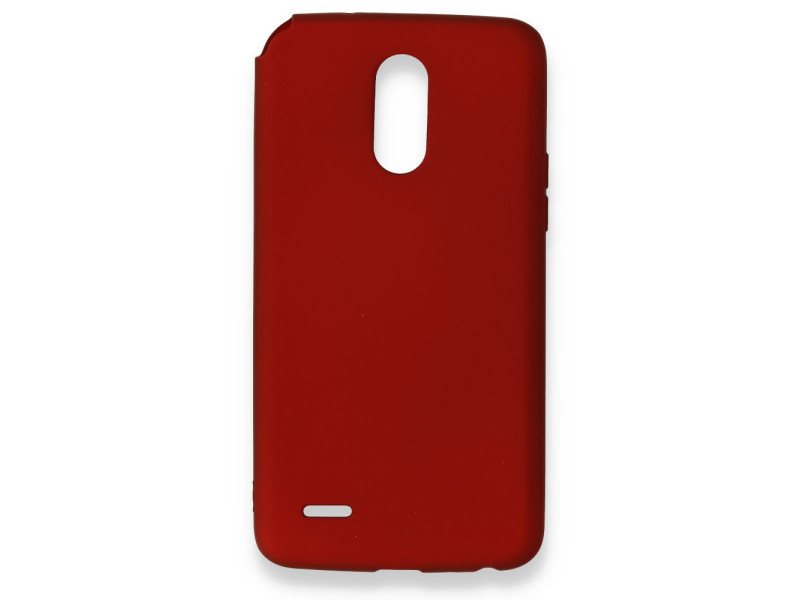 Newface LG Stylus 3 Kılıf First Silikon - Bordo