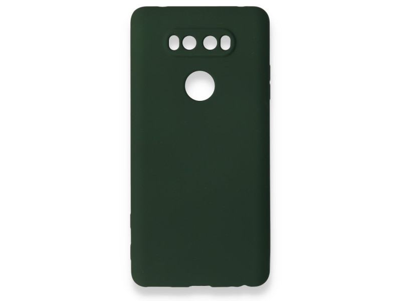 Newface LG V20 Kılıf First Silikon - Koyu Yeşil
