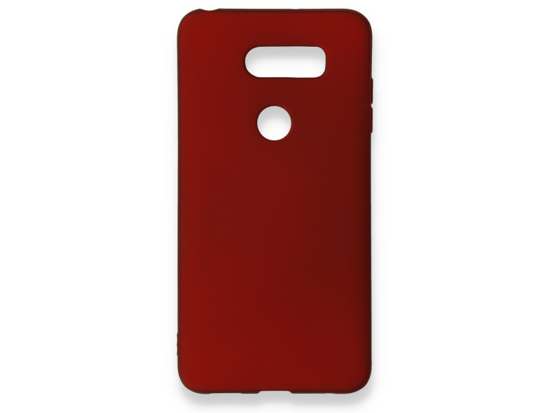Newface LG V30 Kılıf First Silikon - Bordo
