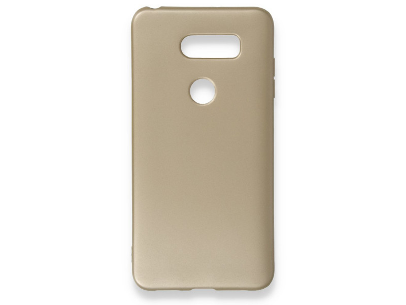 Newface LG V30 Kılıf First Silikon - Gold