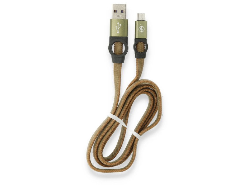 Newface NF136 Micro USB Kablo - Yeşil