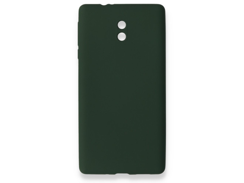 Newface Nokia Nokia 3 Kılıf First Silikon - Koyu Yeşil