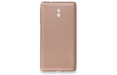 Newface Nokia Nokia 3 Kılıf First Silikon - Rose Gold