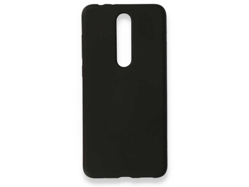 Newface Nokia Nokia 5.1 Plus Kılıf First Silikon - Siyah