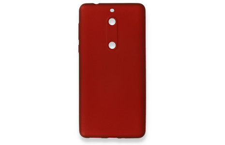 Newface Nokia Nokia 5 Kılıf First Silikon - Bordo