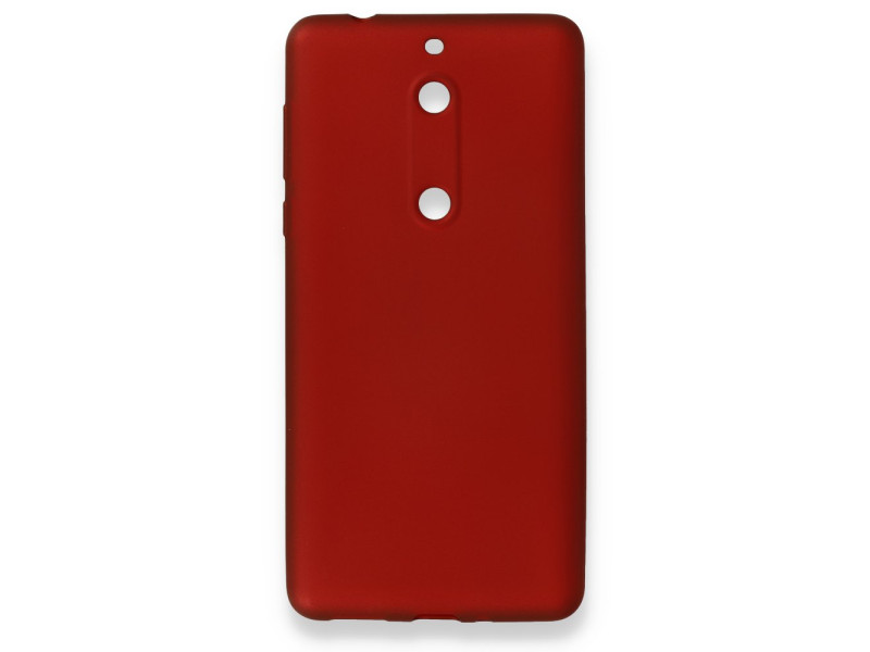 Newface Nokia Nokia 5 Kılıf First Silikon - Bordo