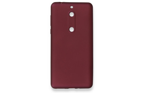 Newface Nokia Nokia 5 Kılıf First Silikon - Mürdüm