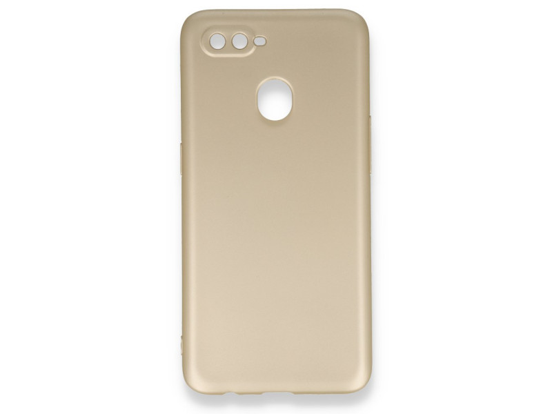 Newface Oppo A5S Kılıf First Silikon - Gold