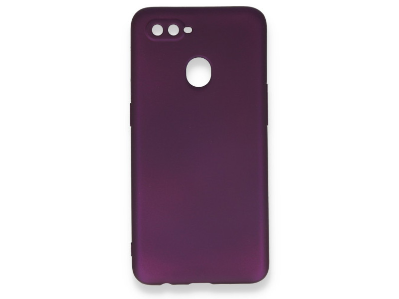 Newface Oppo A5S Kılıf First Silikon - Mürdüm