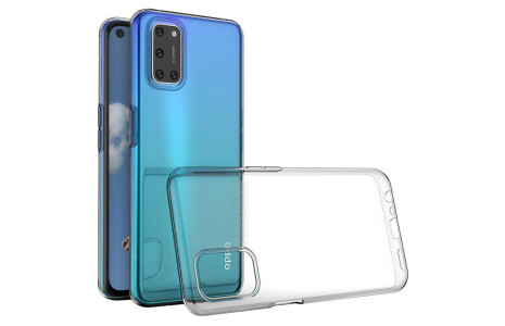 Newface Oppo A72 Kılıf Lüx Şeffaf Silikon - Şeffaf