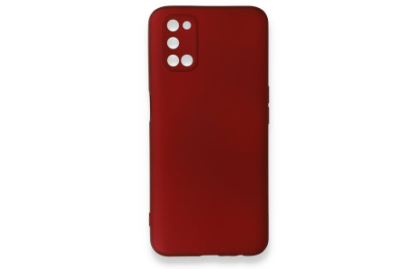 Newface Oppo A72 Kılıf First Silikon - Bordo