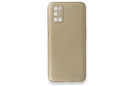 Newface Oppo A72 Kılıf First Silikon - Gold