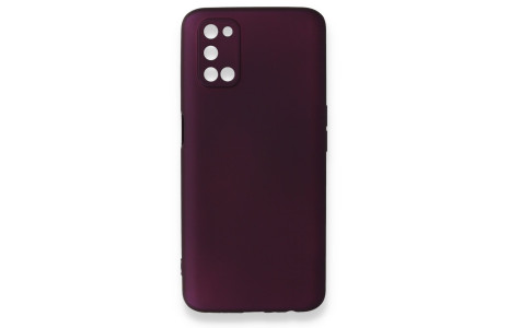 Newface Oppo A72 Kılıf First Silikon - Mürdüm