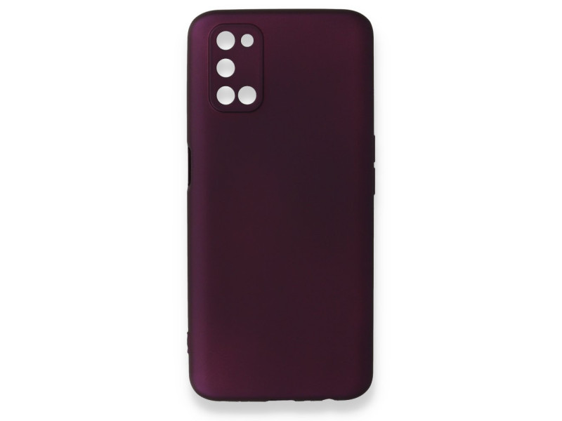 Newface Oppo A72 Kılıf First Silikon - Mürdüm