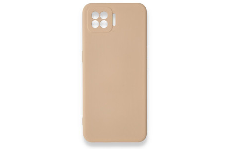 Newface Oppo A73 Kılıf Nano içi Kadife Silikon - Bej