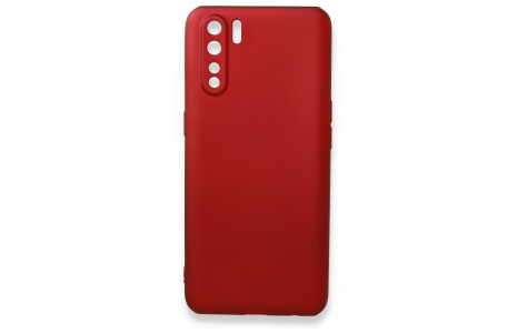 Newface Oppo A91 / Reno 3 Kılıf First Silikon - Bordo