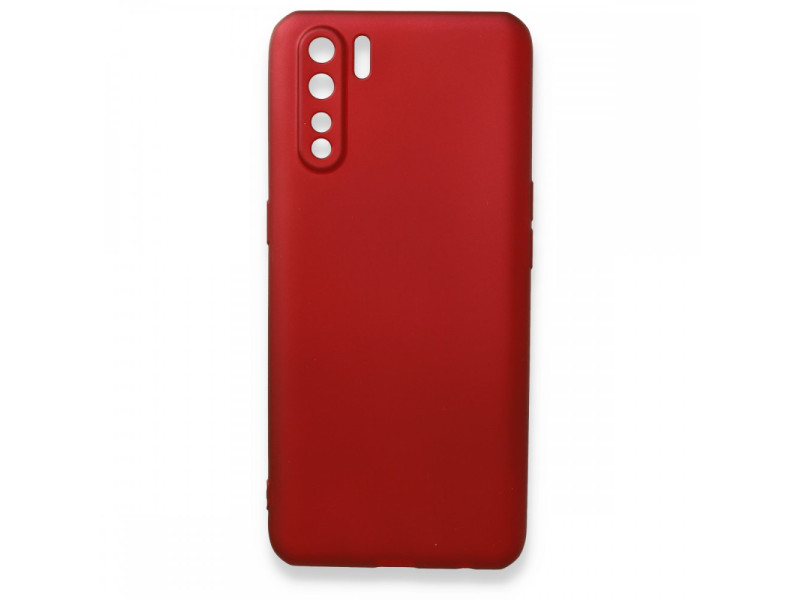 Newface Oppo A91 / Reno 3 Kılıf First Silikon - Bordo