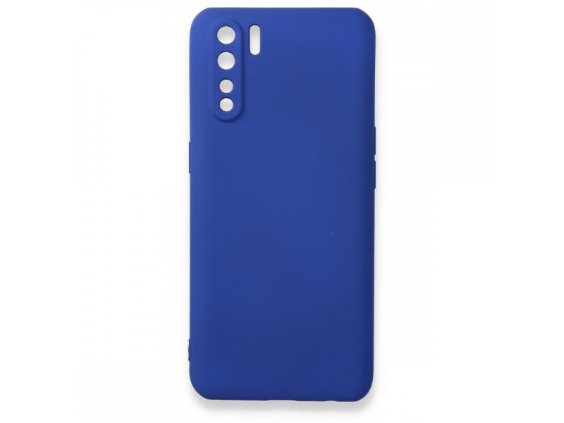 Newface Oppo A91 / Reno 3 Kılıf First Silikon - Lacivert
