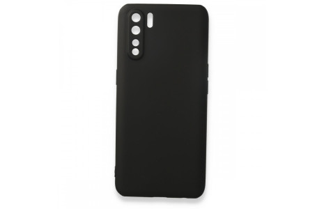 Newface Oppo A91 / Reno 3 Kılıf First Silikon - Siyah