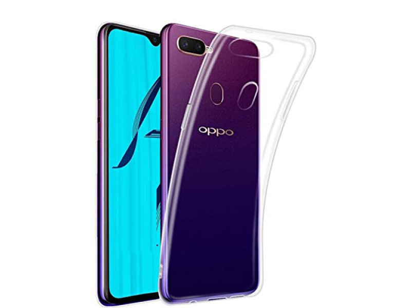 Newface Oppo AX7 Kılıf Lüx Şeffaf Silikon - Şeffaf