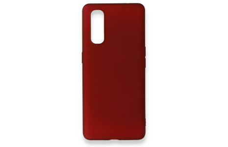 Newface Oppo Find X2 Kılıf First Silikon - Bordo