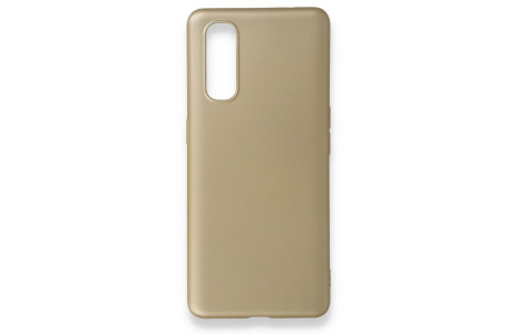 Newface Oppo Find X2 Kılıf First Silikon - Gold