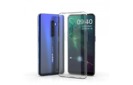 Newface Oppo Reno 2Z Kılıf Lüx Şeffaf Silikon - Şeffaf