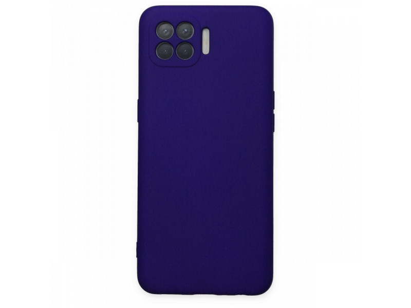 Newface Oppo Reno 4 Lite Kılıf Nano içi Kadife Silikon - Mor