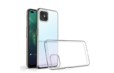 Newface Oppo Reno 4 Lite Kılıf Lüx Şeffaf Silikon - Şeffaf