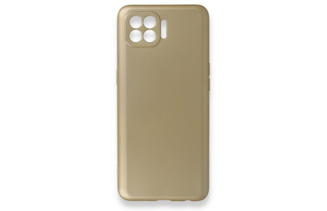 Newface Oppo Reno 4 Lite Kılıf First Silikon - Gold